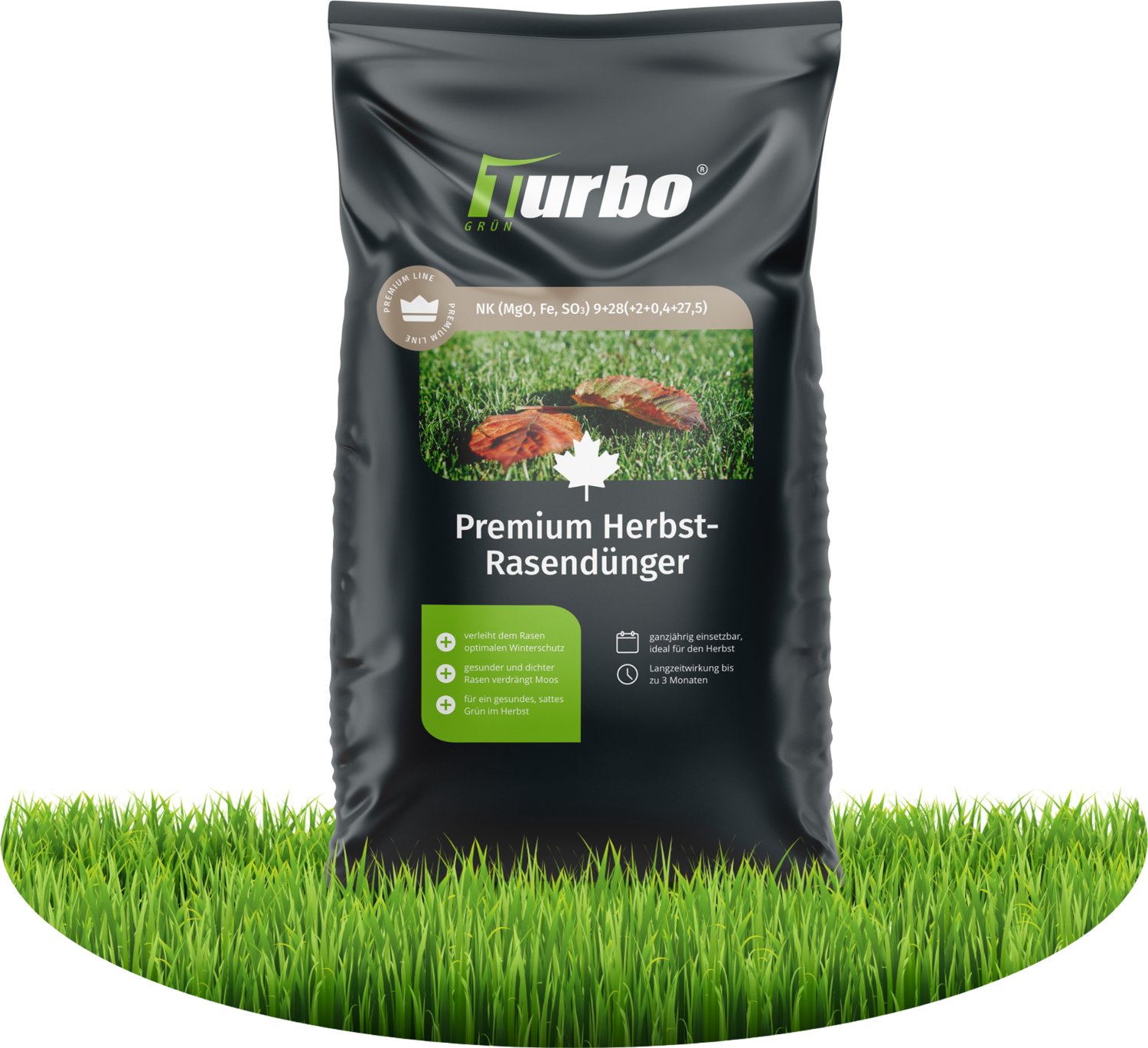 Premium Herbst-Rasendünger 10kg für 330m²