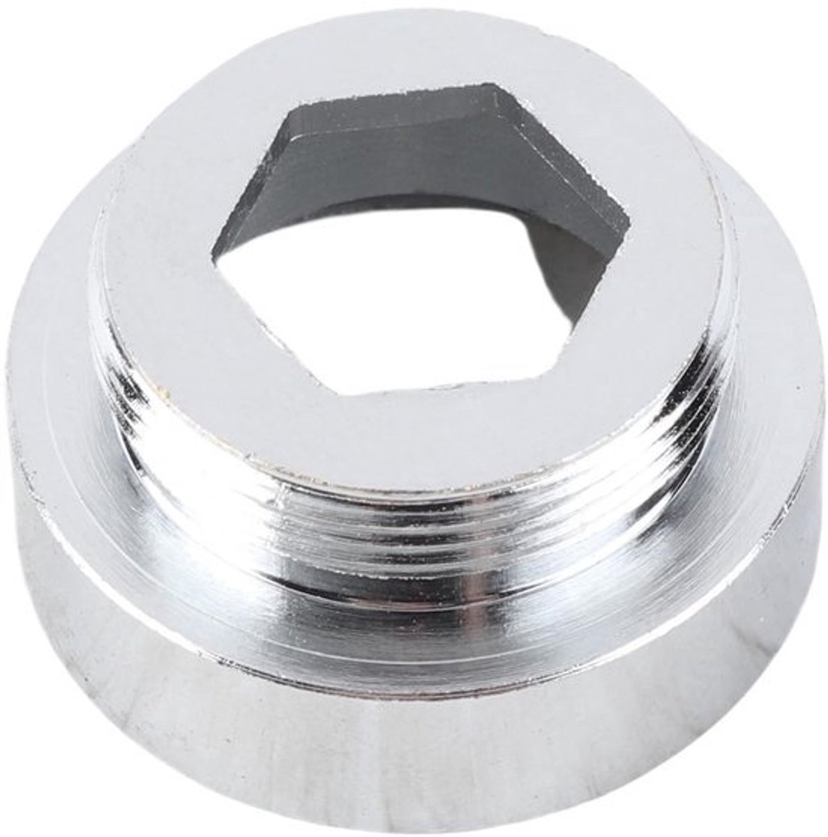 Koperen waterzuiveraar voor de keuken - Accessoires voor kraanadapter - Waterbesparende metalen kraanadapter - 22mm tot 24mm