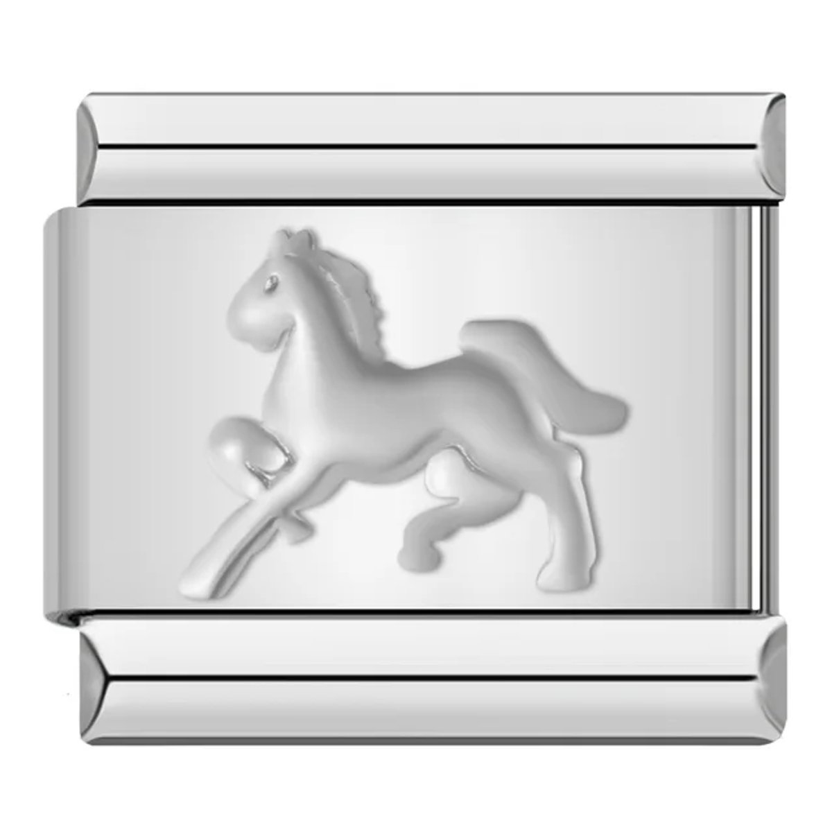 Silver horse
