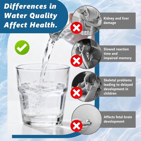 Teststrips voor Drinkwaterkwaliteit - 16-in-1 Wateranalyse, Hardheid, Lood en Koper Testen, 50 Stuks — afbeelding 4