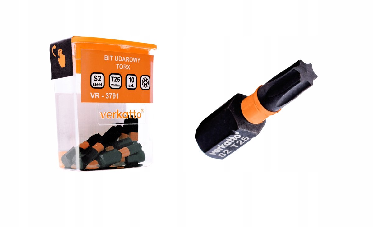 Verkatto Slagmoer Bit Torx T20 x 25mm - 1 Stuk