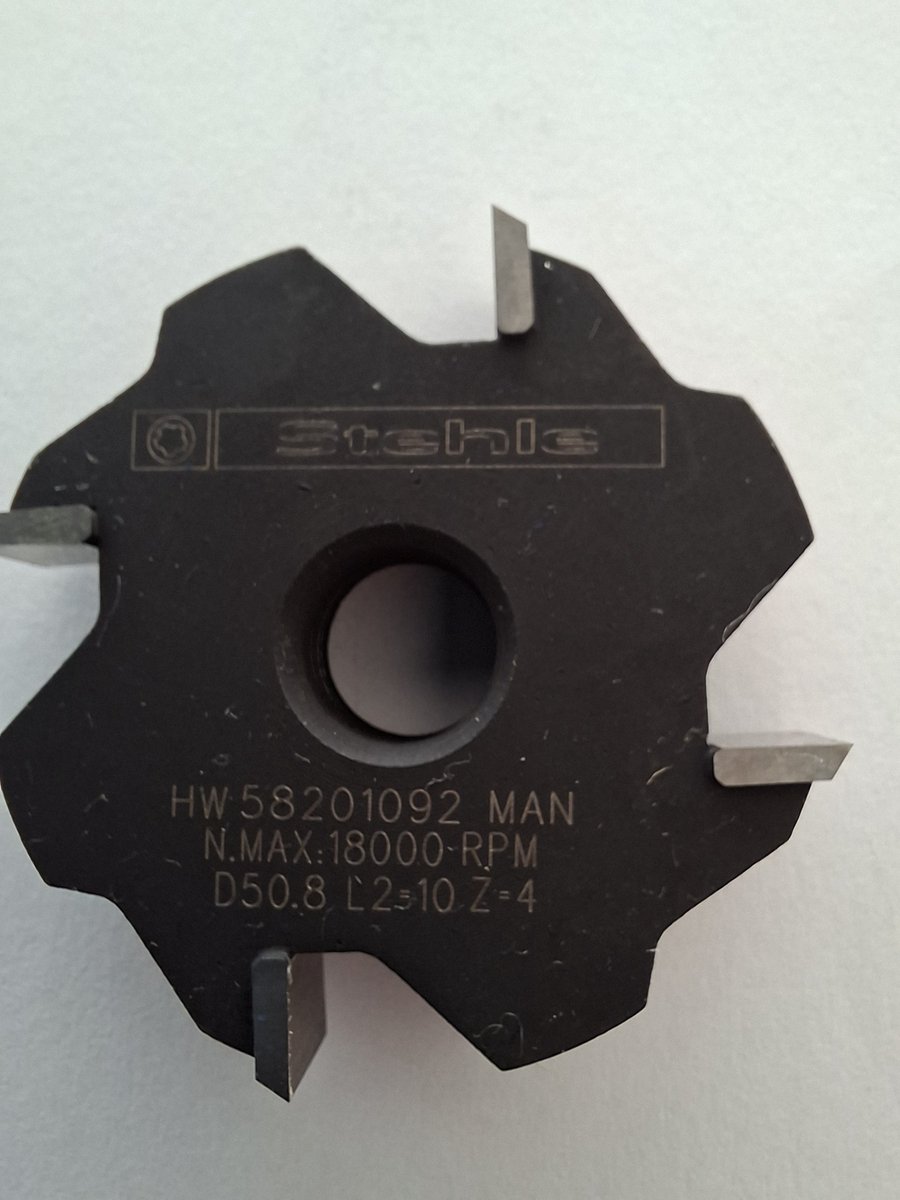 Stehle Hardmetaal groefschijffrees 10mm breed M12 schroefdraadopname