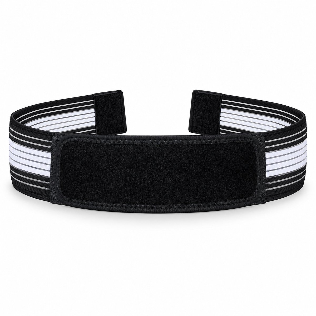Rugband – Verstelbare Ondersteuningsband voor Onderrug – Elastische Lendenband met Klittenbandsluiting – Unisex – Tot 120 cm – Zwart