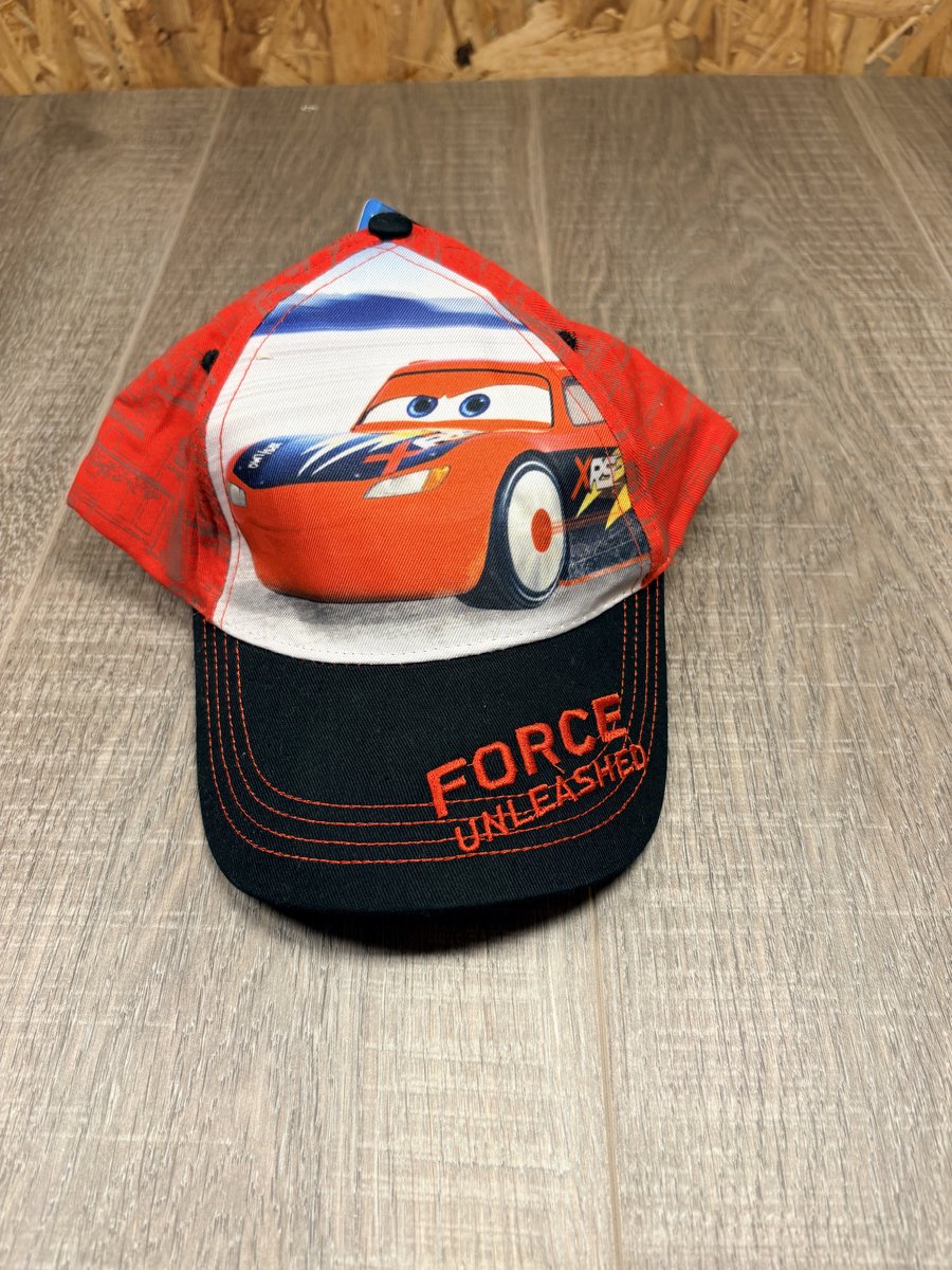 Disney Pixar Cars Kinderpet – Lightning McQueen – Rood/Zwart – Verstelbare Baseball Cap