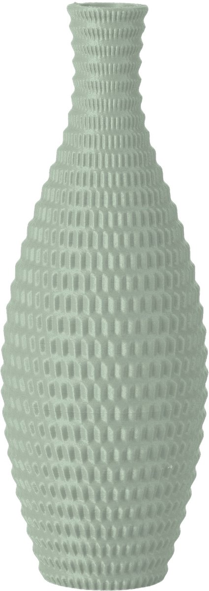 Layvo Bronte Vaas - Salie - 20 cm - droogbloemen vaas - japandi - gerecycled plastic