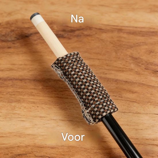 Billardqueue Reinigingsdoek - Cue Schoonmaakdoekje - Biljart Accessoire - Verwijdert Krijt En Vuil - Beschermt Houtnerf - Duurzame Stof - Zijdezacht Oppervlak - Verlengt Levensduur Queue - Voor Precisie Stoten - 2 Stuks — afbeelding 5