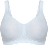 Ulla Popken - Dames - Beha spacer-cups zonder beugel microvezel - Ijszeeblauw - Maat 105B