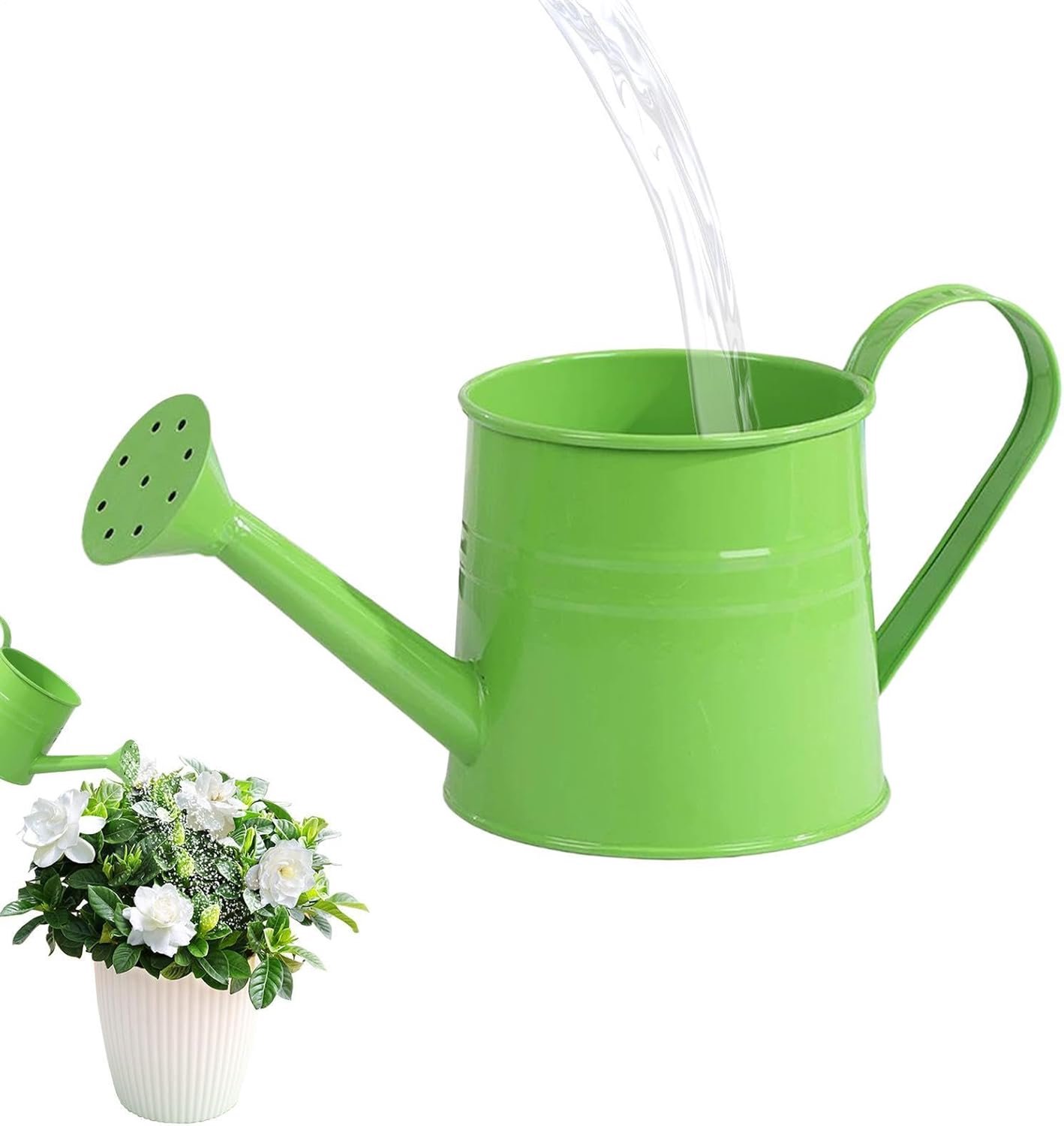 Gieter - 1L Lange Uitloop Tuingereedschap - Metalen Gieter Bloempotten | Voor Home Decor Outdoor Tuin Tuin Gazon Patio Pad Landschap Bonsai