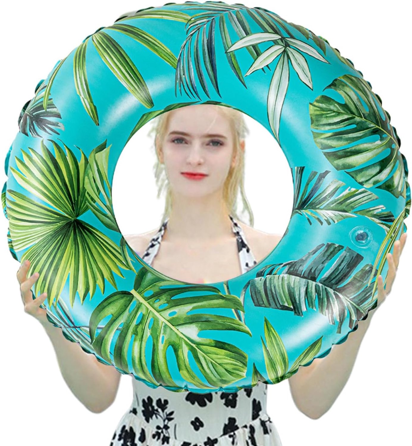 Groot vlot, draagbaar, tropisch, grappig, voor volwassenen, zwemmen, zomer, outdoor, reizen, vakantie, strand, meer, rivier, tuin