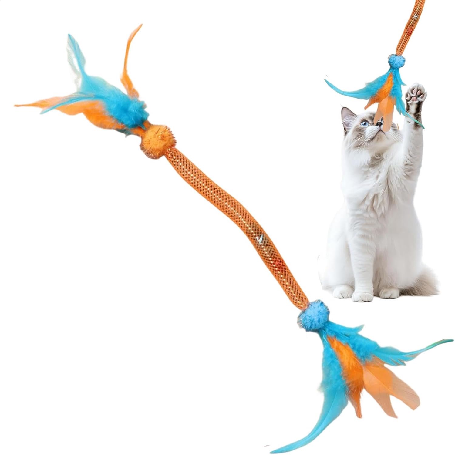 Kauwtouwen voor Katten Bijtvast Rekbaar Koord