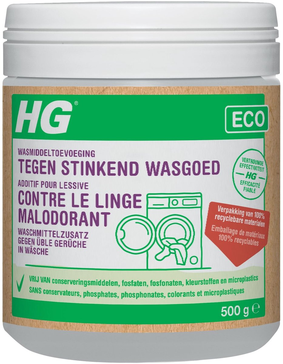 Wasmiddel Tegen Vieze Geur - Voor Kleding en Beddengoed - 500 g