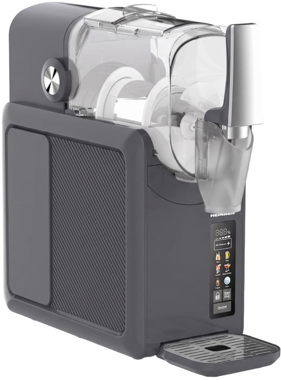 Heinner FreezeFun 6-in-1 Slushy Machine / Slush Maker - 220 W - 2,6 L - LED-display - Touchbediening - 6 Programma’s - Kinderslot - Grijs van Heinner — afbeelding 3
