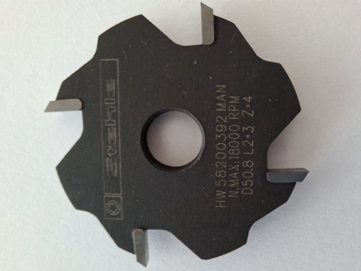 Stehle Hardmetaal groefschijffrees 3mm breed M12 schroefdraadopname