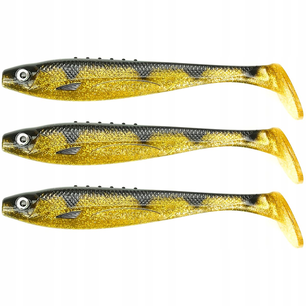 Robinson Longinus Perch Shiner 10cm Kunstaas Set 3 stuks