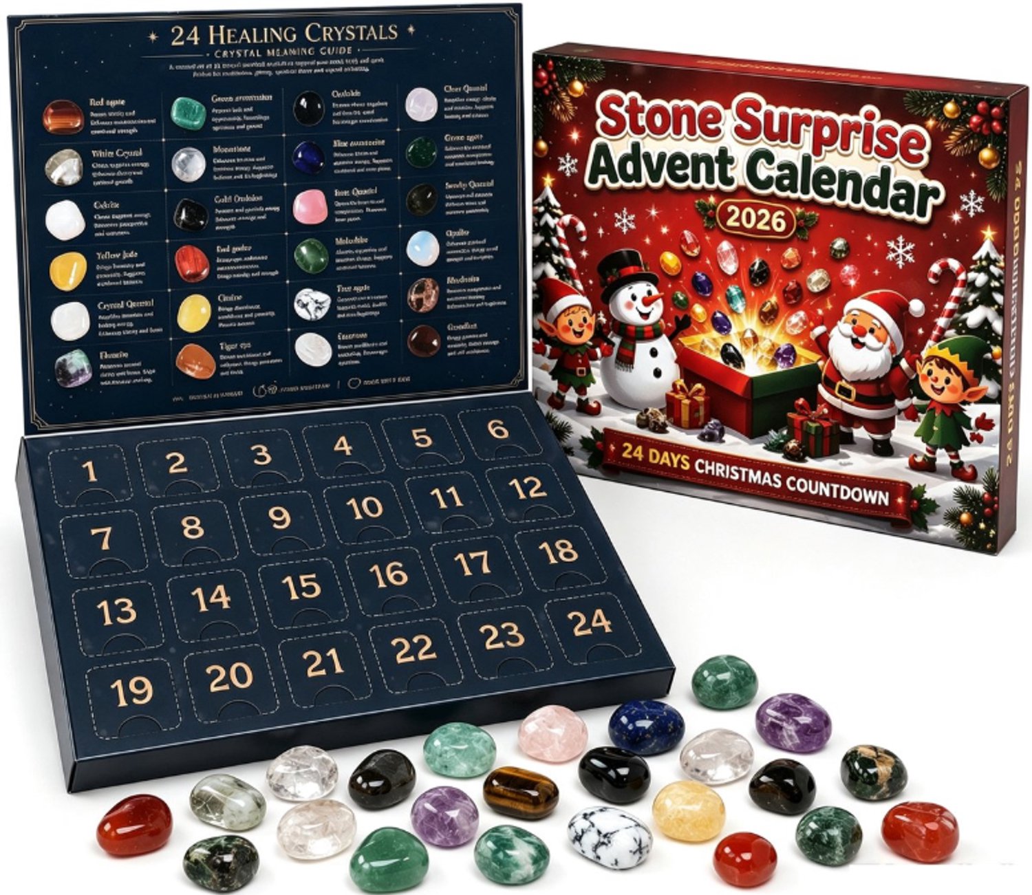 Pyreta adventskalender 2026 - 24 edelstenen - Kristallen