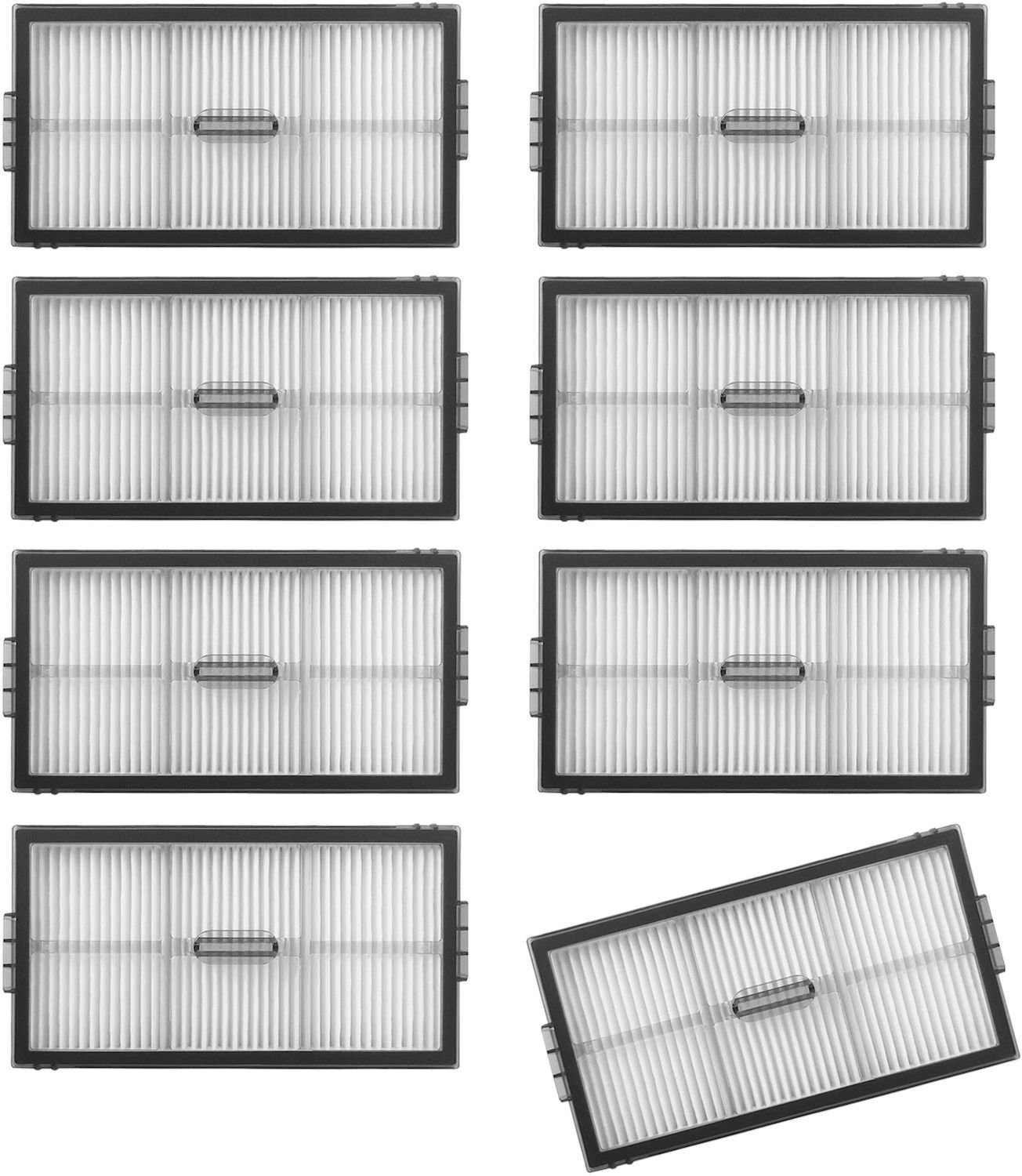 Plus.Parts Roborock Saros 10R/20 (Sonic), Qrevo Curv 2 Pro/CurvX/EdgeT en Edge 2 Serie Filterset (8 Stuks, Plus.Parts® alternatief voor 8.02.0471) Overig