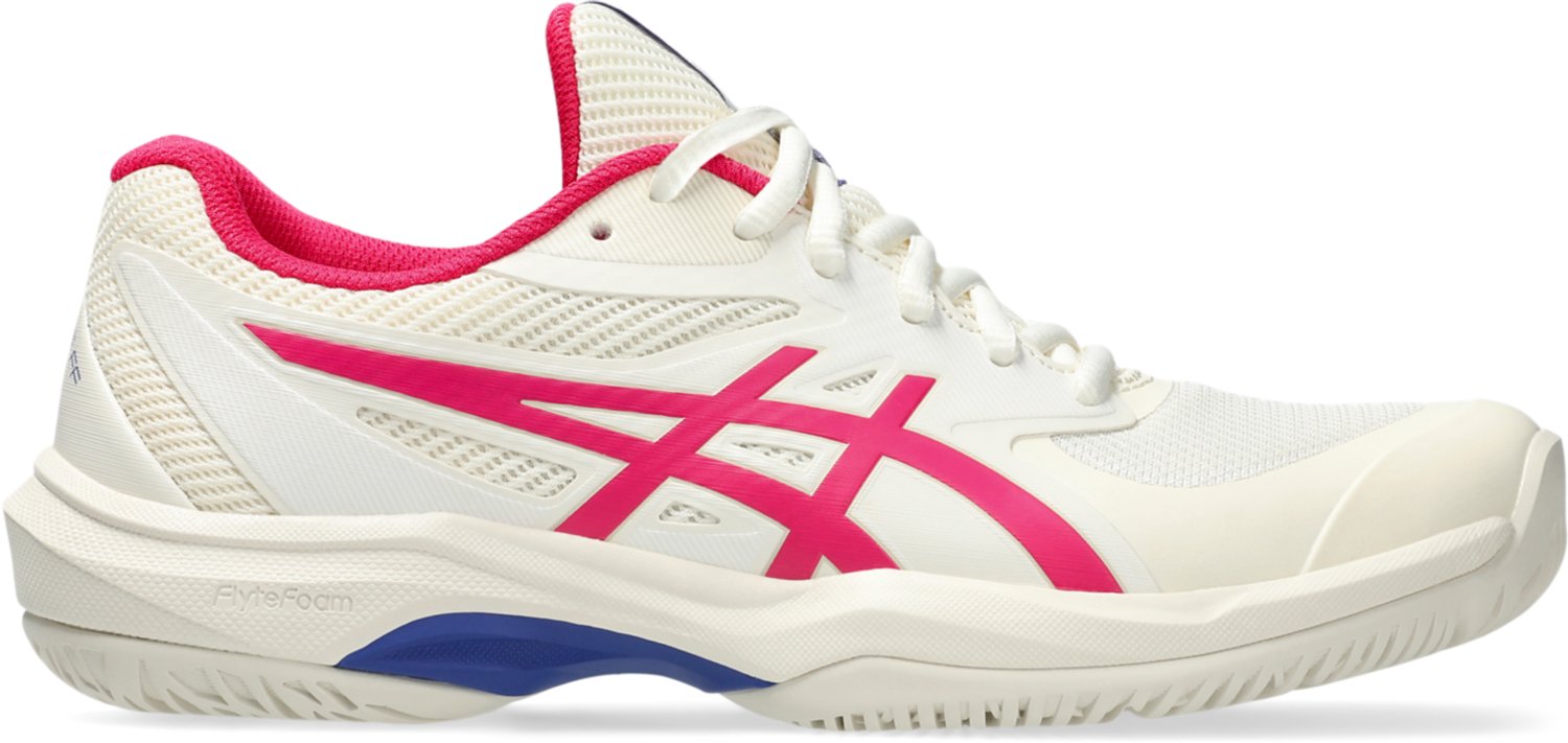 ASICS Game FF Tennisschoenen – /Bright Rose Crème Game Tennis Dames Tennisschoenen voor Vrouwen Wit