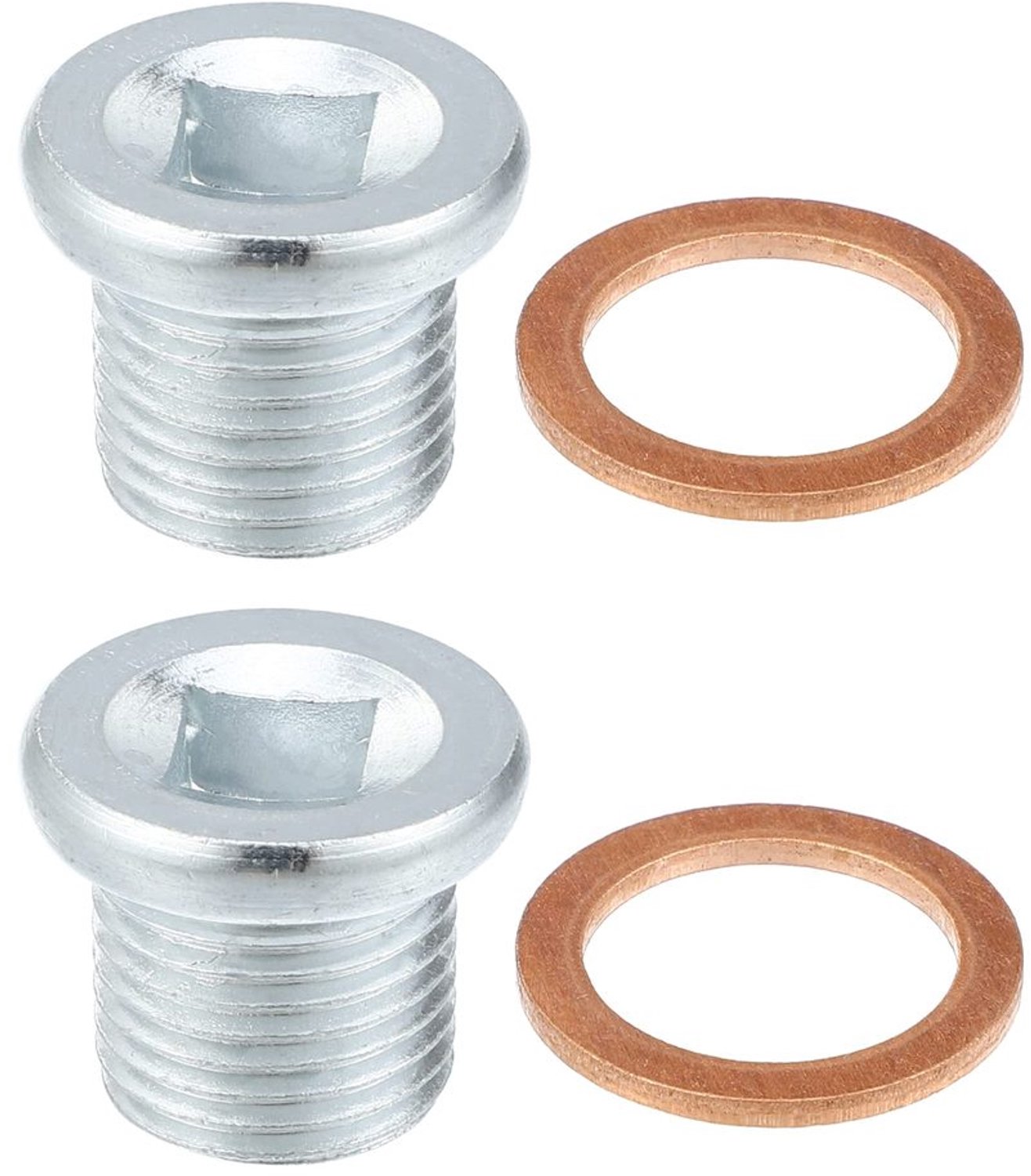 Afvoerplug Hoge Kwaliteit - M16x1.5 Schroef - Zilveren Kleur - Staal - Eenvoudige Installatie - Goede Afdichtingseigenschappen - Olieplug