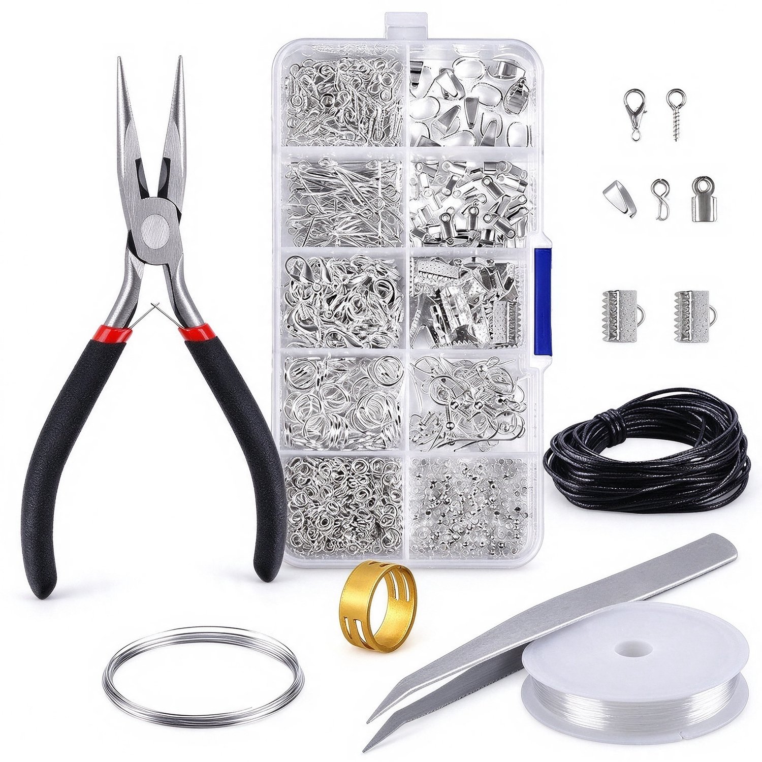 Lifhelpe Handwerk accessoires - Sieraden maken starter set - Voor armbanden, kettingen en oorbellen - Complete juwelen pakket - Ideaal voor DIY sieraden projecten