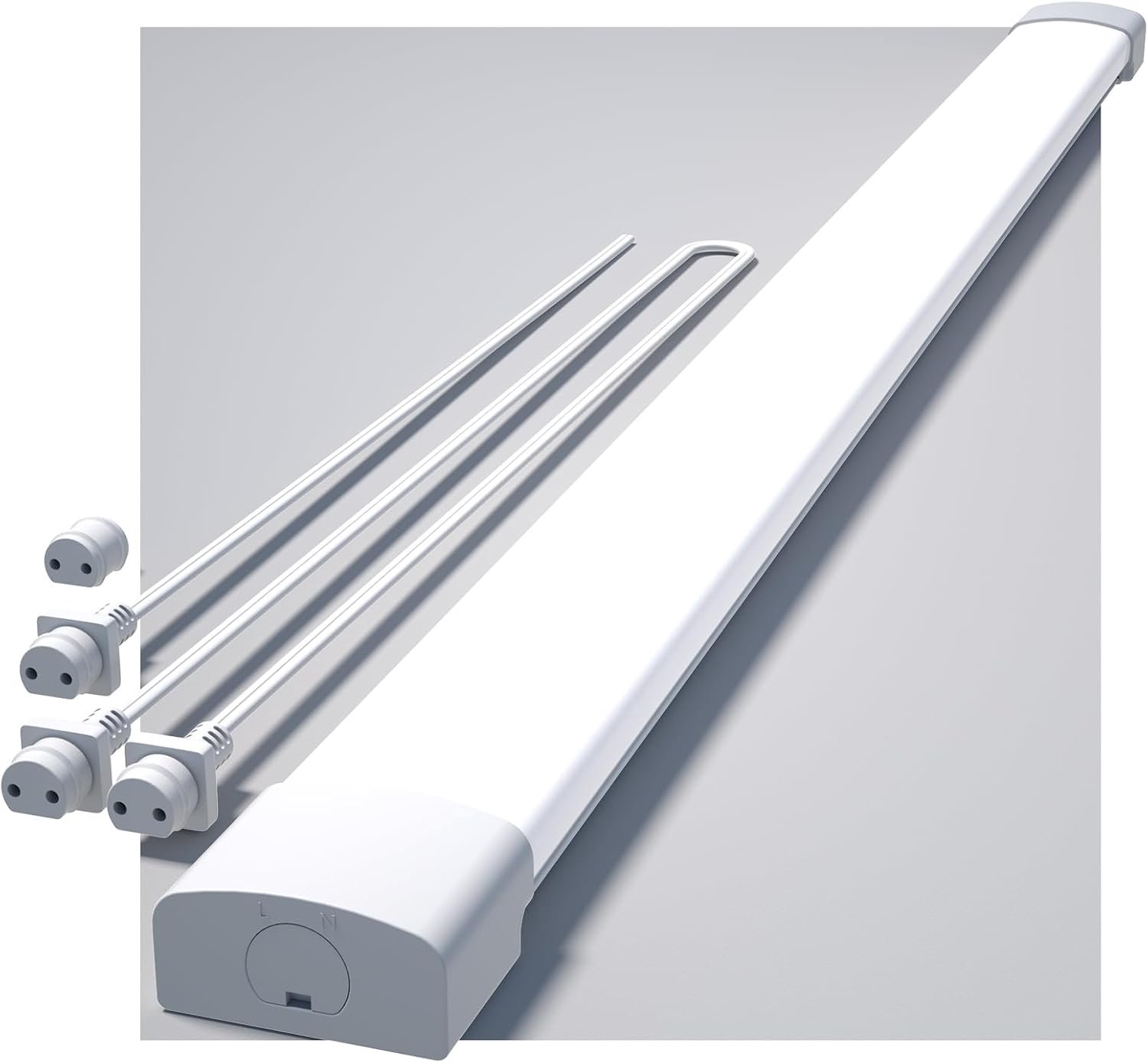 MODLICHT LED Vochtbestendige Lamp - LED Batten 120cm - 36W 4000LM - 5000K Koud Wit - IP65 - LED TL Armaturen - flikkervrij - voor Garage, Werkplaats & Kelder - Koppelbaar
