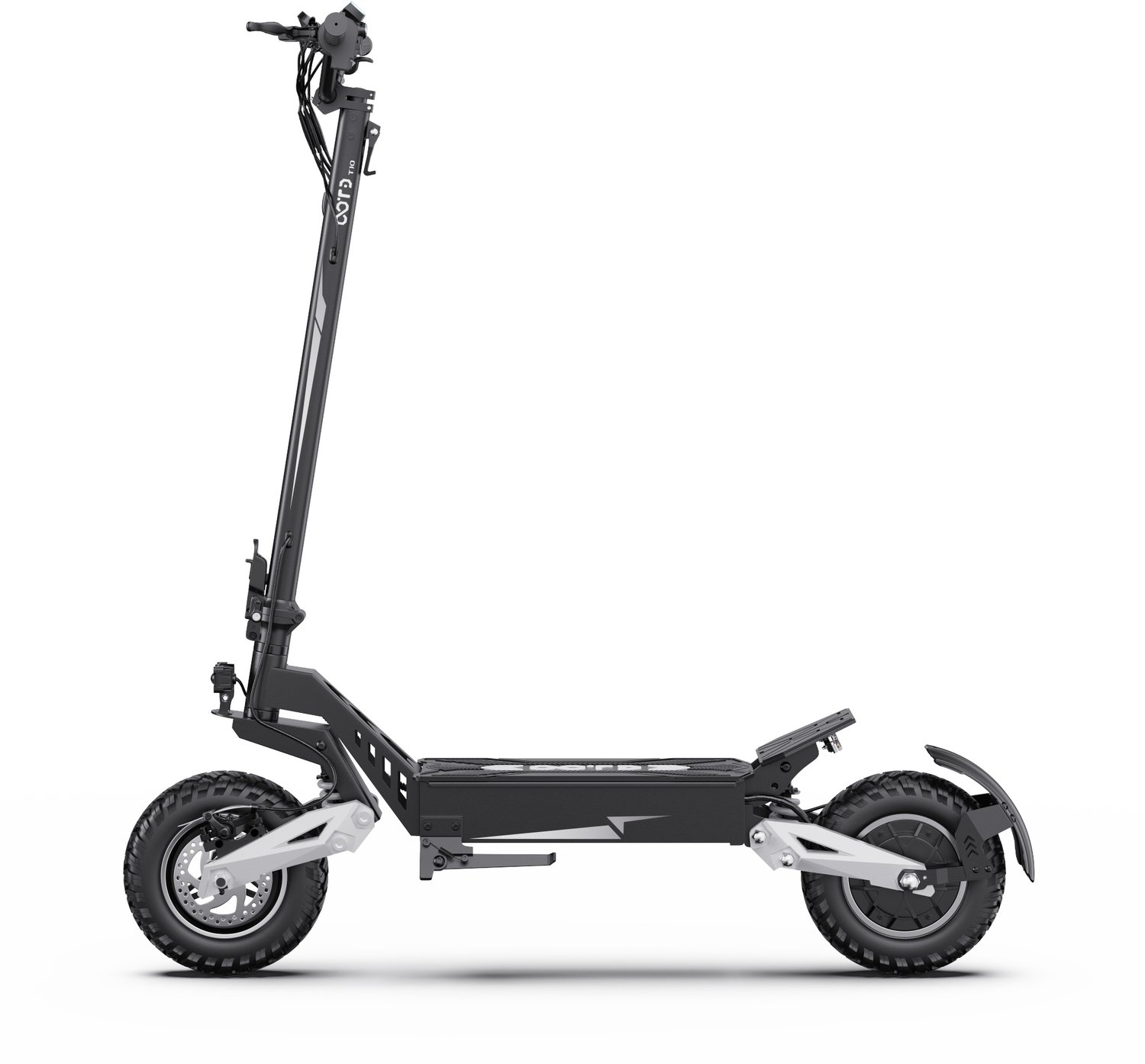 OOTD T10 Elektrische Step 250W, 48V 13,5Ah batterij, bereik tot 40km, max snelheid 25km/u, 11 inch banden, opvouwbaar, schijfremmen, IP54, voor volwassenen