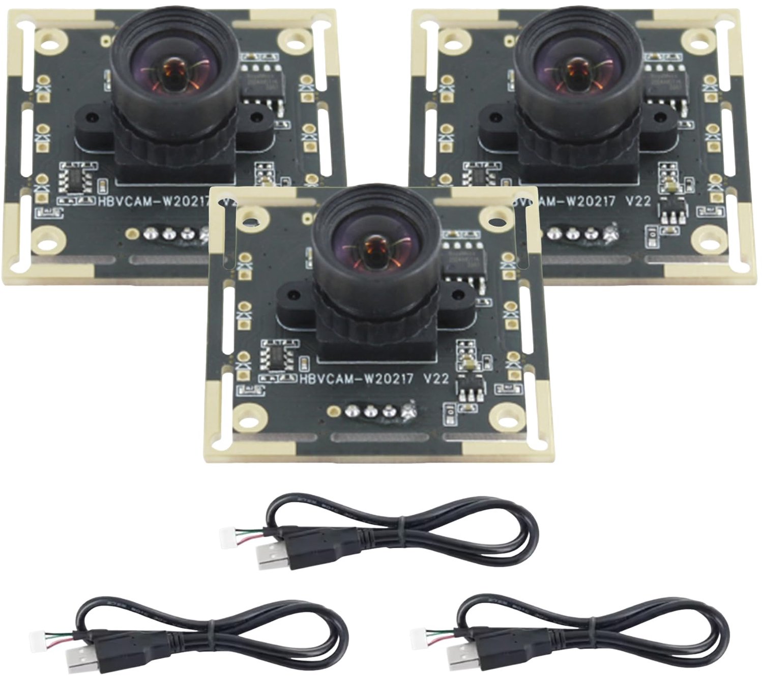3-Piece USB Camera Module met 720P Resolutie