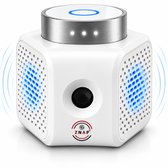 ZnaP® Verjager - Muizenverjager - Ultrasone Verjager - Ongedierte Verjager Voor Binnen - Rattenverjager - Muizen Bestrijding - 360 graden & 4 modi - Pest Repeller - Wit