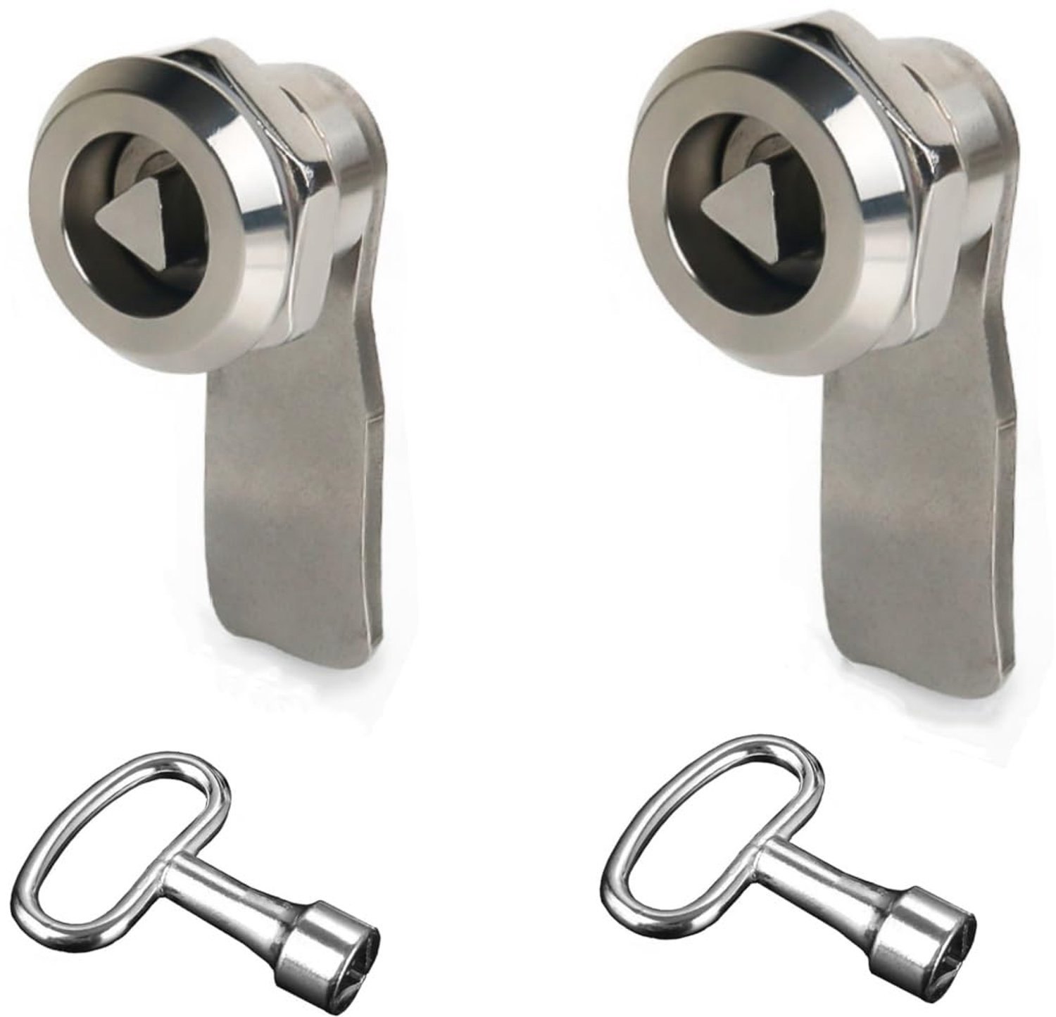 Triangle Lock Set met 2 Sleutels voor Veilige Opslag