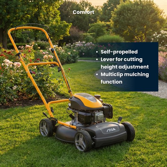 STIGA Multiclip 47 Grasmaaier - Benzine - 45 cm - mulchfunctie — afbeelding 2