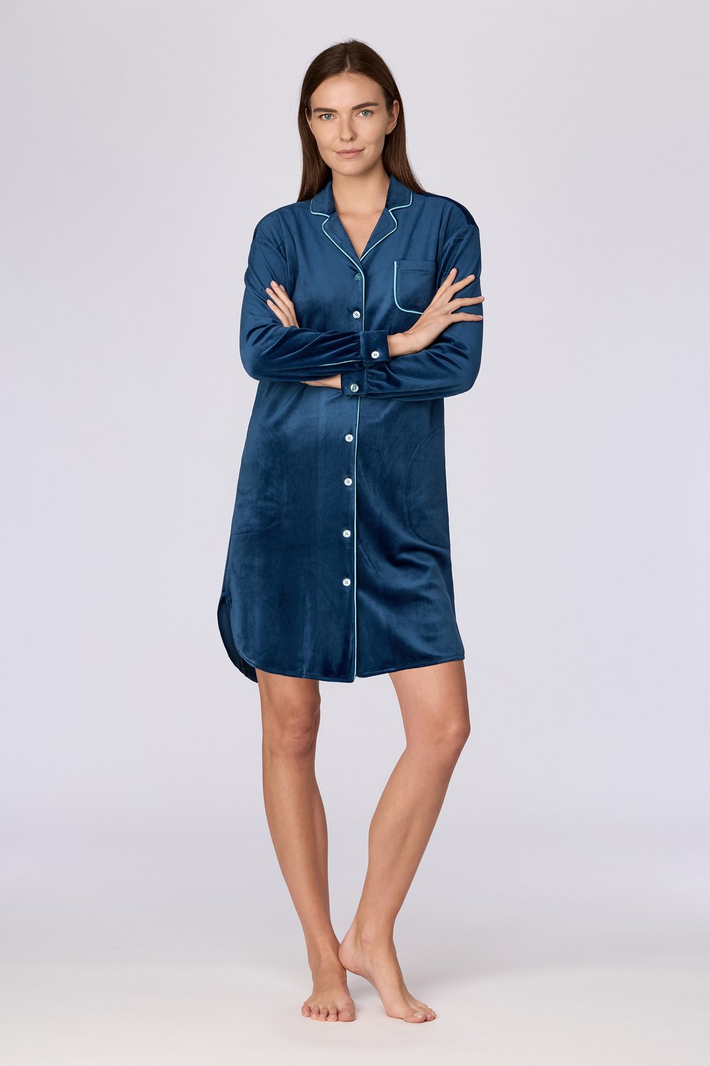 Woody Jurk donkerblauw