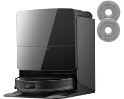 Roborock Saros 10R Set– Robotstofzuiger Met Dweilfunctie– 22000Pa–7,98 cm Ultraslank Ontwerp–Vuildetectiesysteem–80℃ Warmwatermopwas–Zelfreinigend Station & Anti-Klit Borstels – Slimme spraakassistent– S8 maxv ultra Upgrade-2 Dweilen