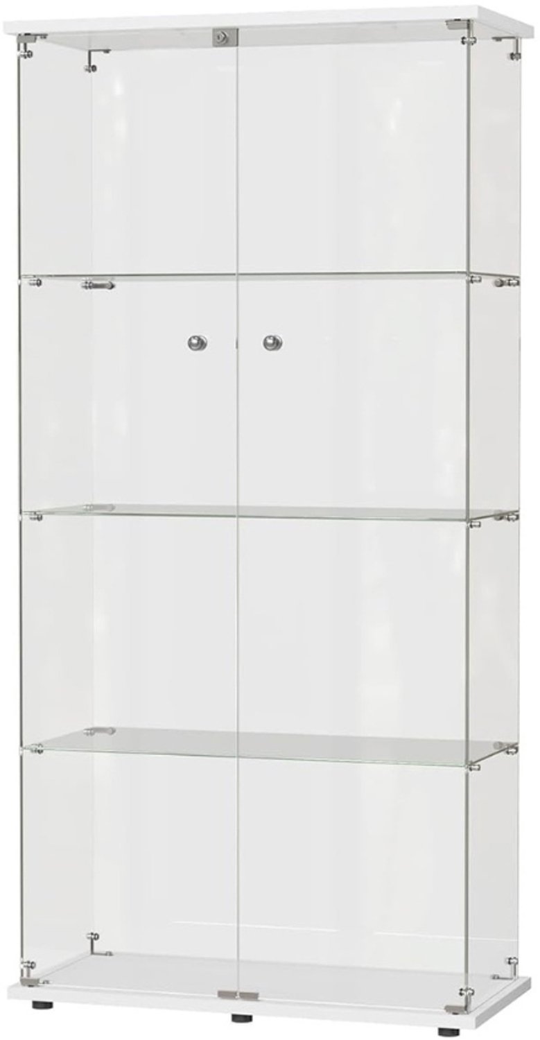 ApexArte® Vitrinekast met Glas - Vitrinekasten Woonkamer -Transparant