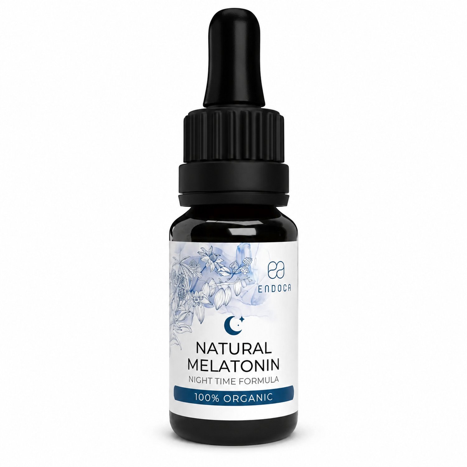 Endoca Natural Melatonin Night Time Formula – 10% CBN, 5% CBD en 5% CBG – 10 ml - hennep - cannabidiol - wietolie - cbd oil - cannabisolie