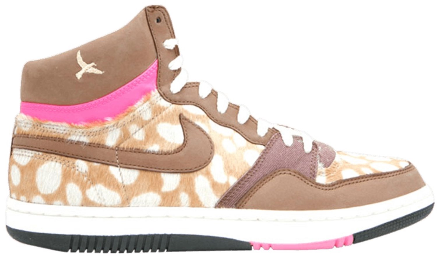 Nike Court Force Hi Premium Sneakers – Medium /Medium -Sail-Laser Court Force Lifestyle Dames Sneakers voor Vrouwen Bruin