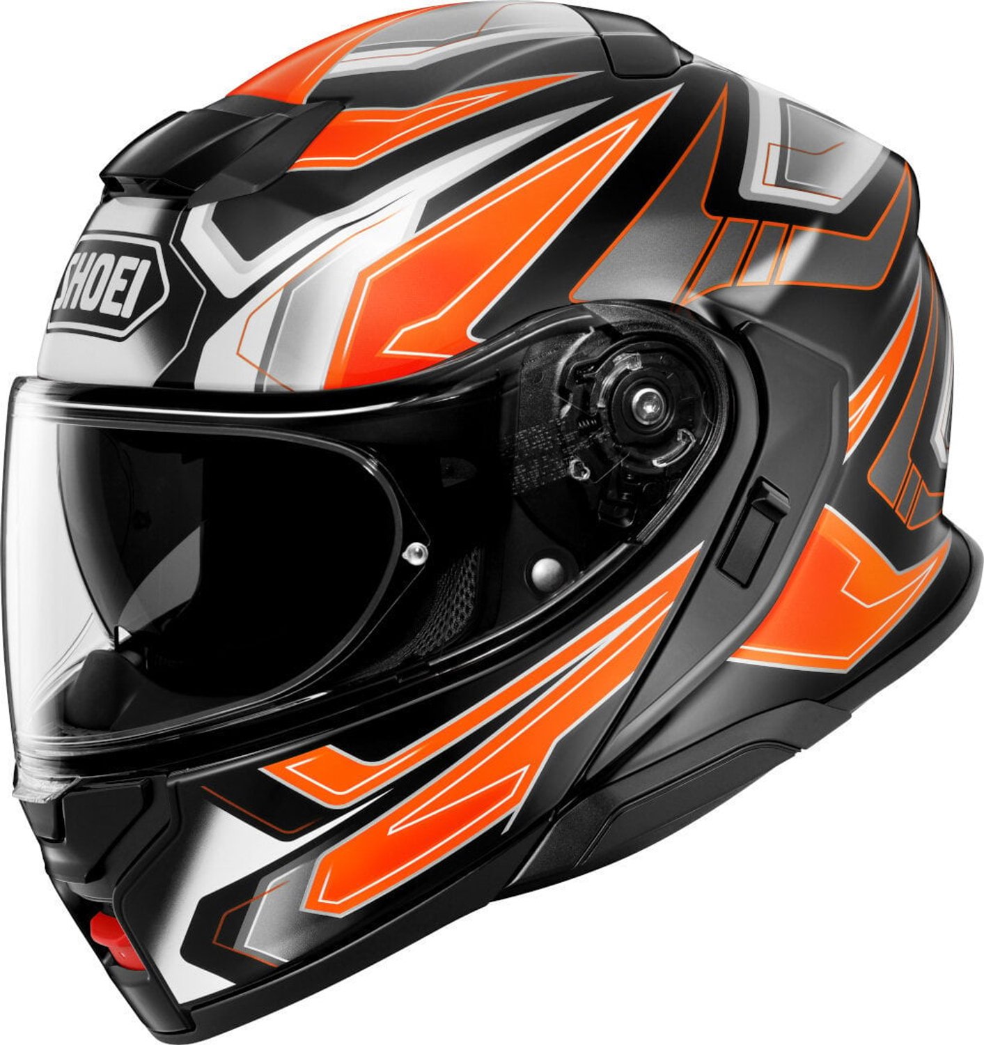 Shoei Neotec 3 Anthem TC-8 Zwart Wit Oranje Systeemhelm - Helm