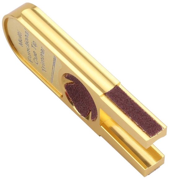 Billiard Cue Tip Shaper Tool voor Billiard Kuil (Goud) — afbeelding 3