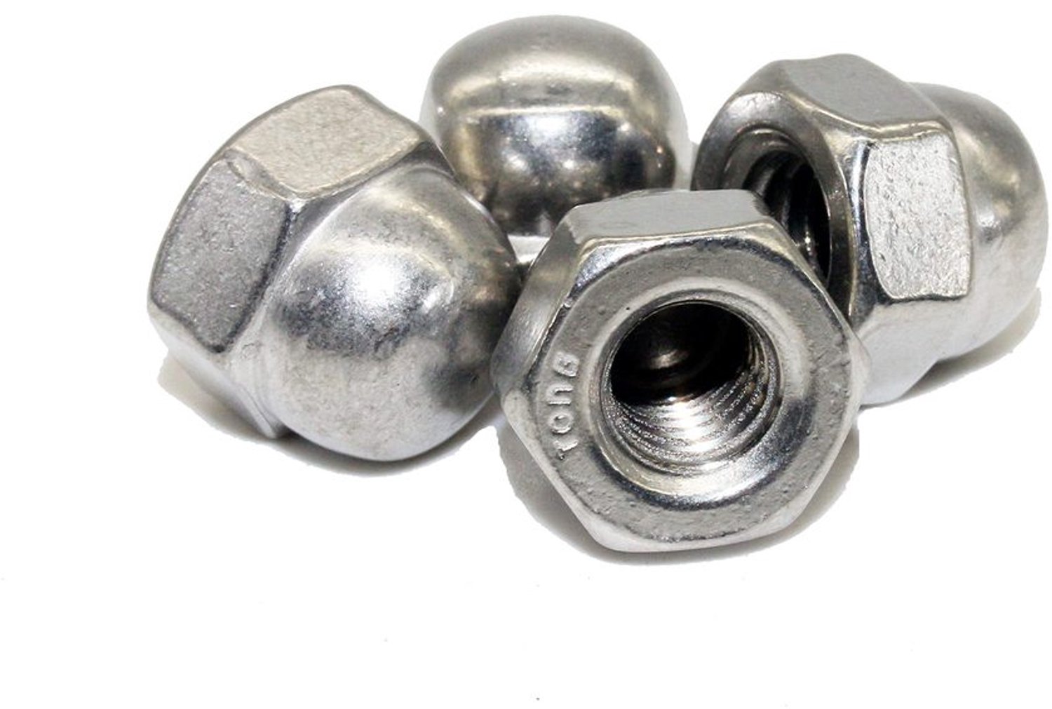 Set van 5 Hexagonale Moeren M16 RVS A2