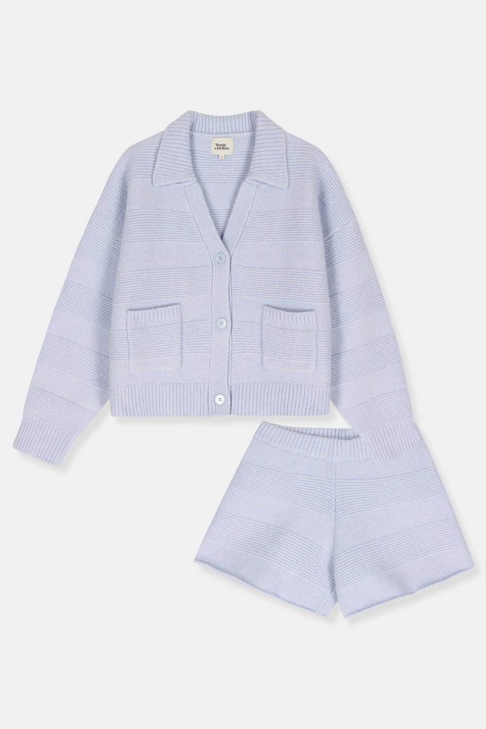 Woody x Kirilov Dames Pyjama - kort - blauw