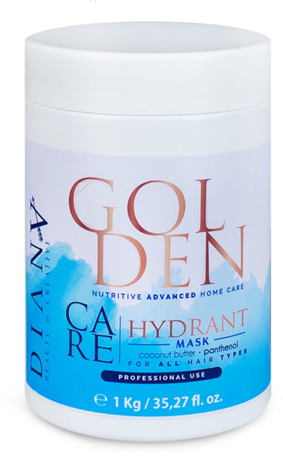 Golden Protein Blue Haarmasker 1000g – Thuiszorg na Proteïne/Keratine Behandeling, No Yellow Effect, Beste voor Gebleekt, Gekleurd en Blond Haar, Zonder Parabenen, Sulfaten en Siliconen
