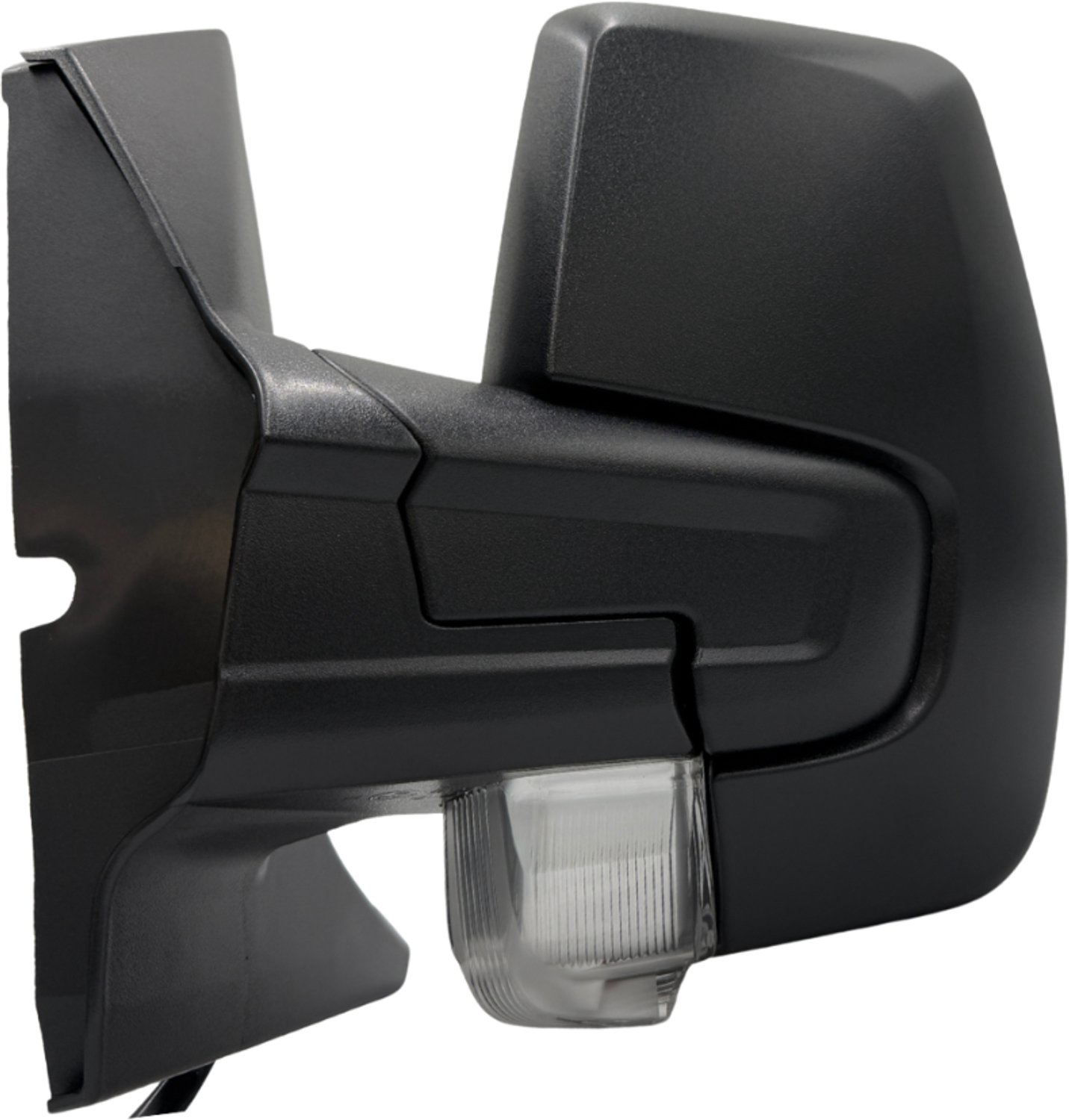 BILMAX Linker Buitenspiegel Vervanging voor Ford Transit, Tourneo Custom V362 2012–2023, Elektrisch Verstelbaar, Verwarmd, Elektrisch Inklapbaar, Met Richtingaanwijzer, Zwart, 8-Pins (Bestuurderszijde)