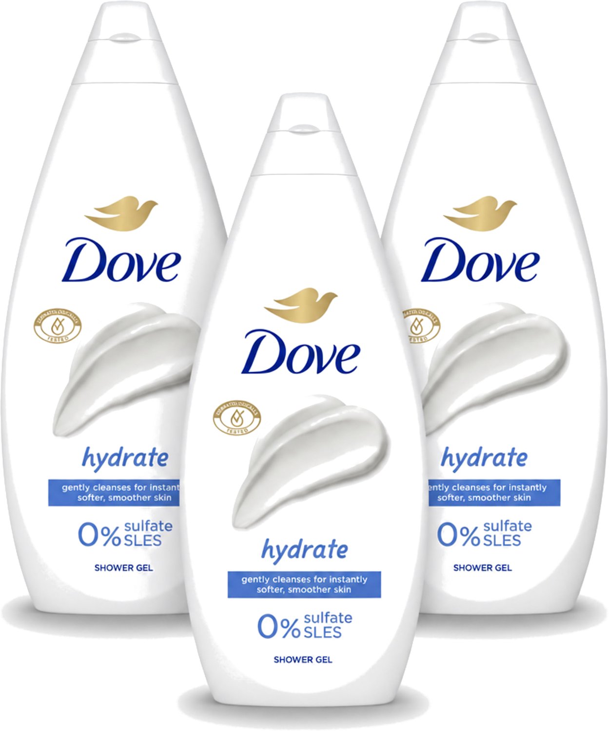 3 x Dove Douchecrème - Hydrate - 720 ml - Voordeelverpakking - 3 stuks