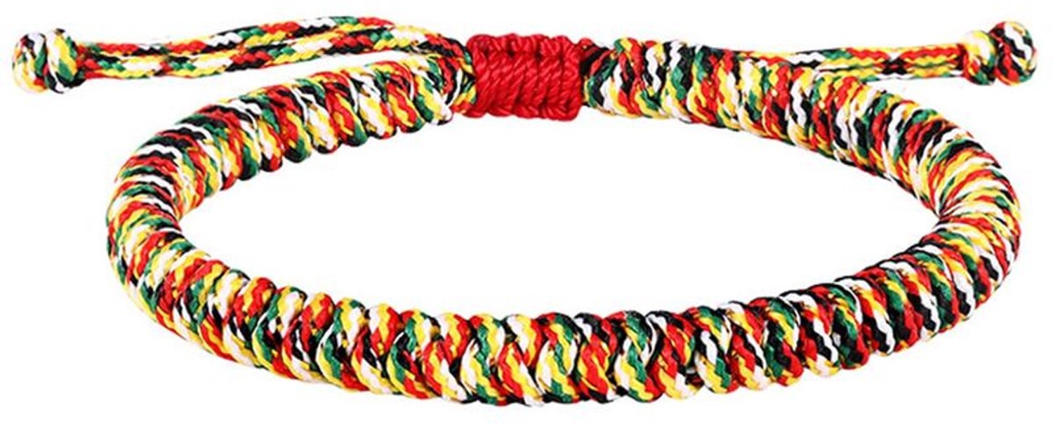 Tibetaanse Chlorofyl Armband, Handgemaakt Geluksbrenger