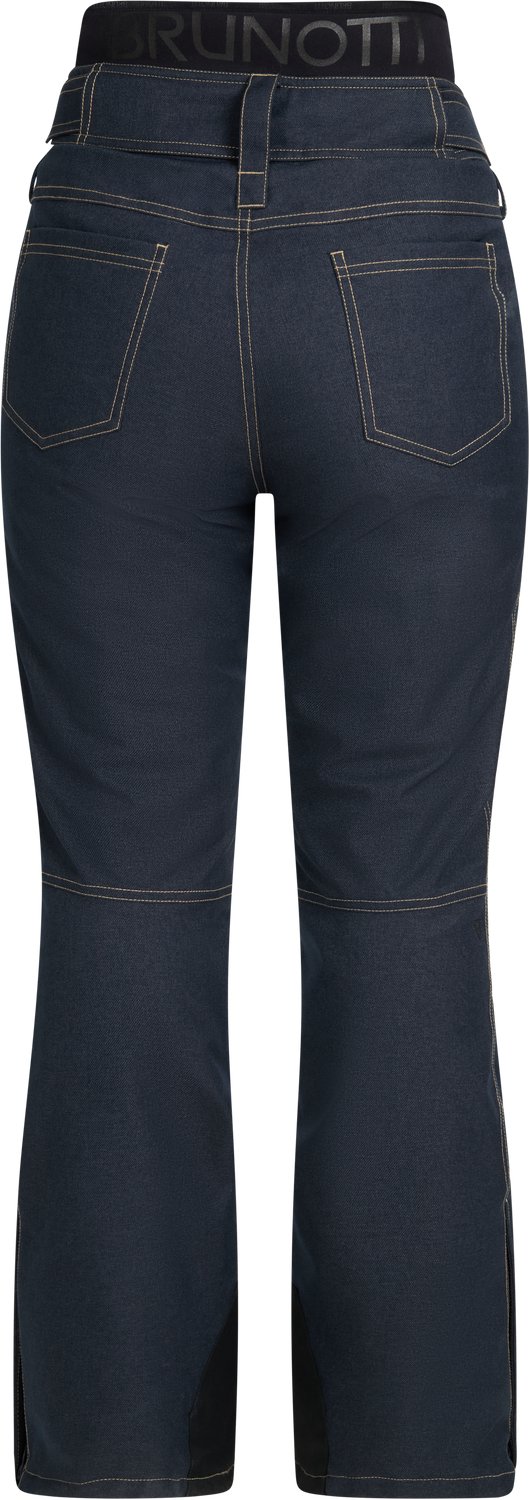Brunotti Maran- Skibroek Dames – Ski Broek 15K Waterproof High Waist Fit 4-Way Stretch Blauw