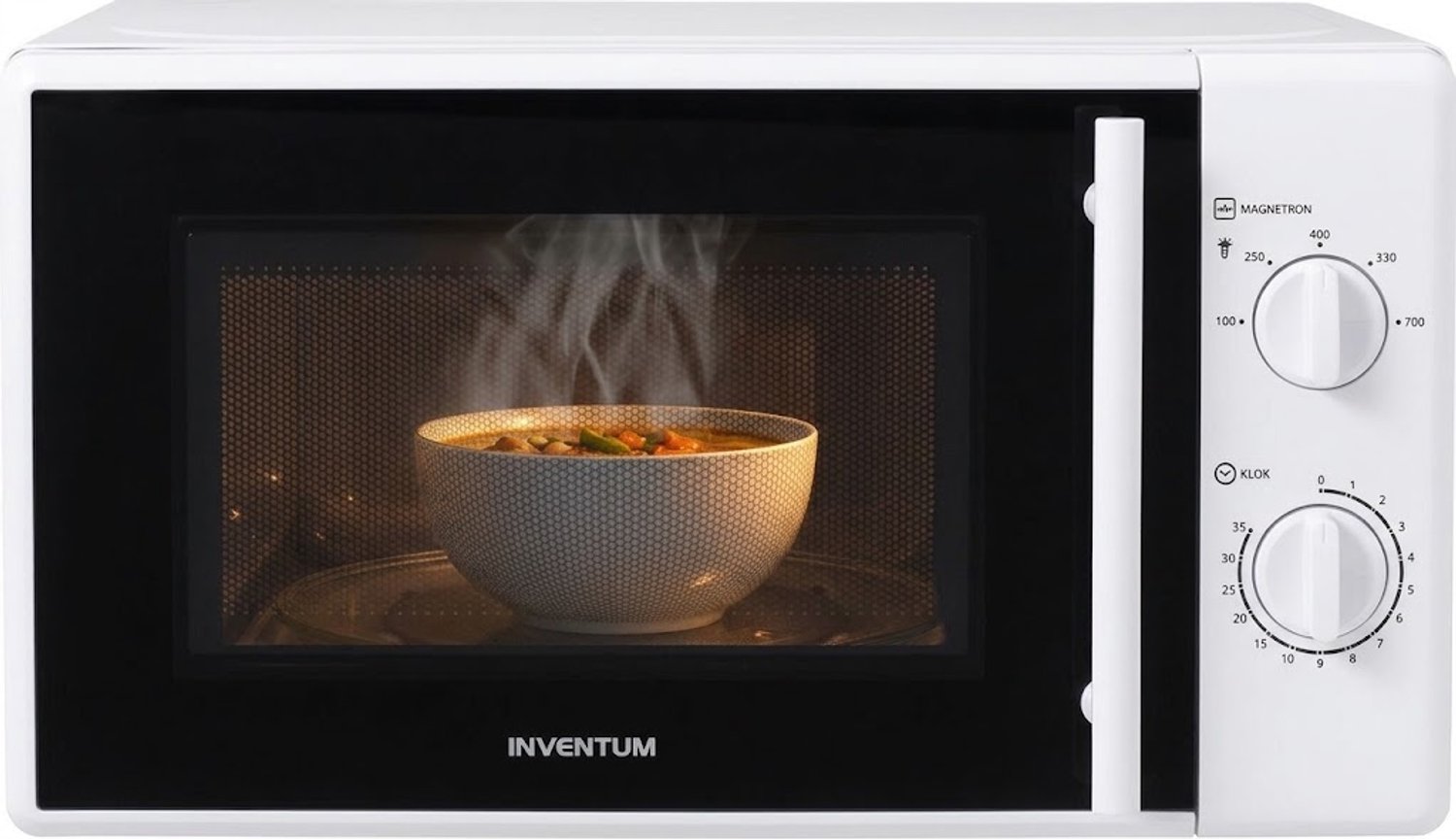 Inventum MN205S Solo magnetron - 20L - 700W - Ontdooifunctie - Wit