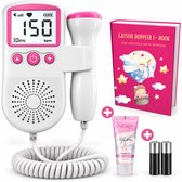 Gatson Doppler - Inclusief E-Book, Doppler Gel en Batterijen - Doppler baby - Baby hartje monitor - Babyshower - Zwangerschap