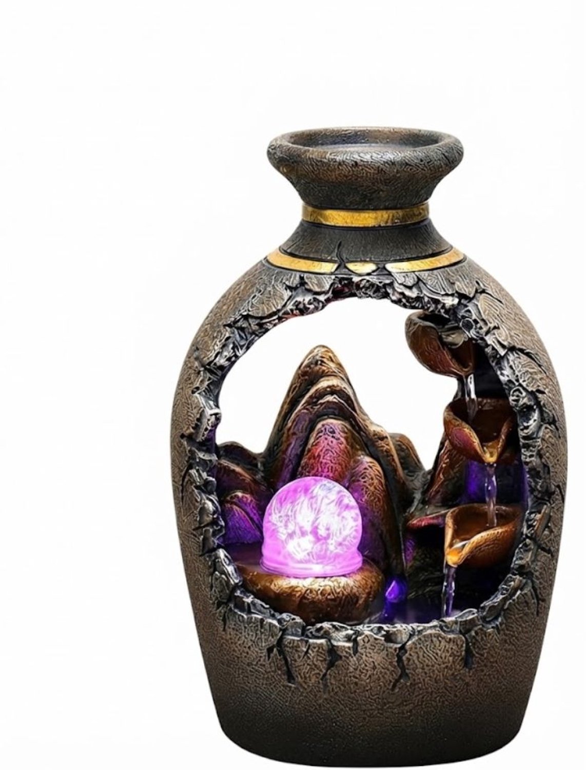 Vantivo® Kamerfontein - Binnenfontein - Waterornament-Bruin