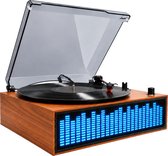 Denver Platenspeler - Ingebouwde speakers - Lichteffecten - Auto stop - Bluetooth - RCA output - Keramische naald - VBS271 - Hout