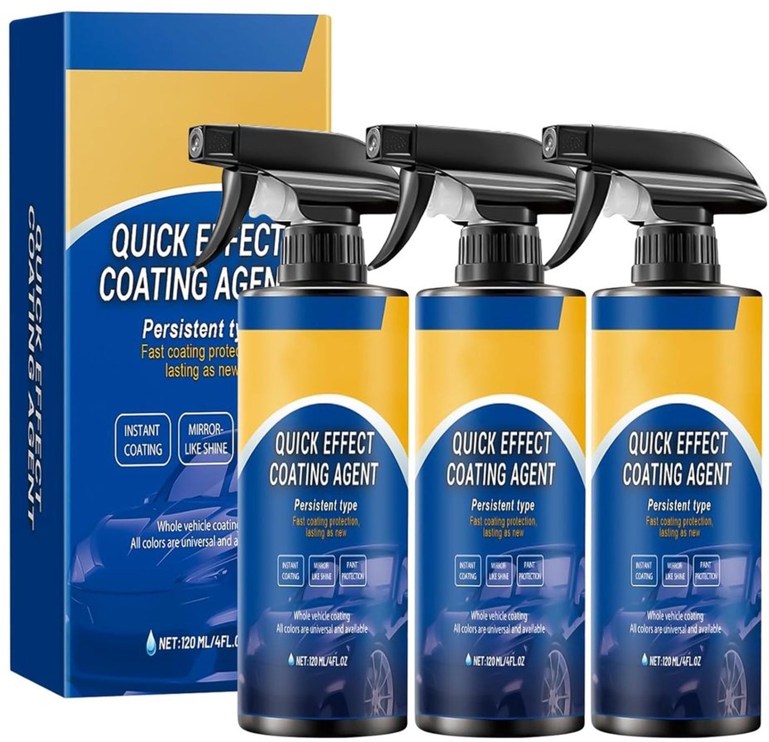 Coating Zeer Effectieve Nano Spray - Multifunctionele Coating - Autolakspray - Snel Werkend Coatingmiddel - Herstelt Krassen - Waterdichte Bescherming - Autolak