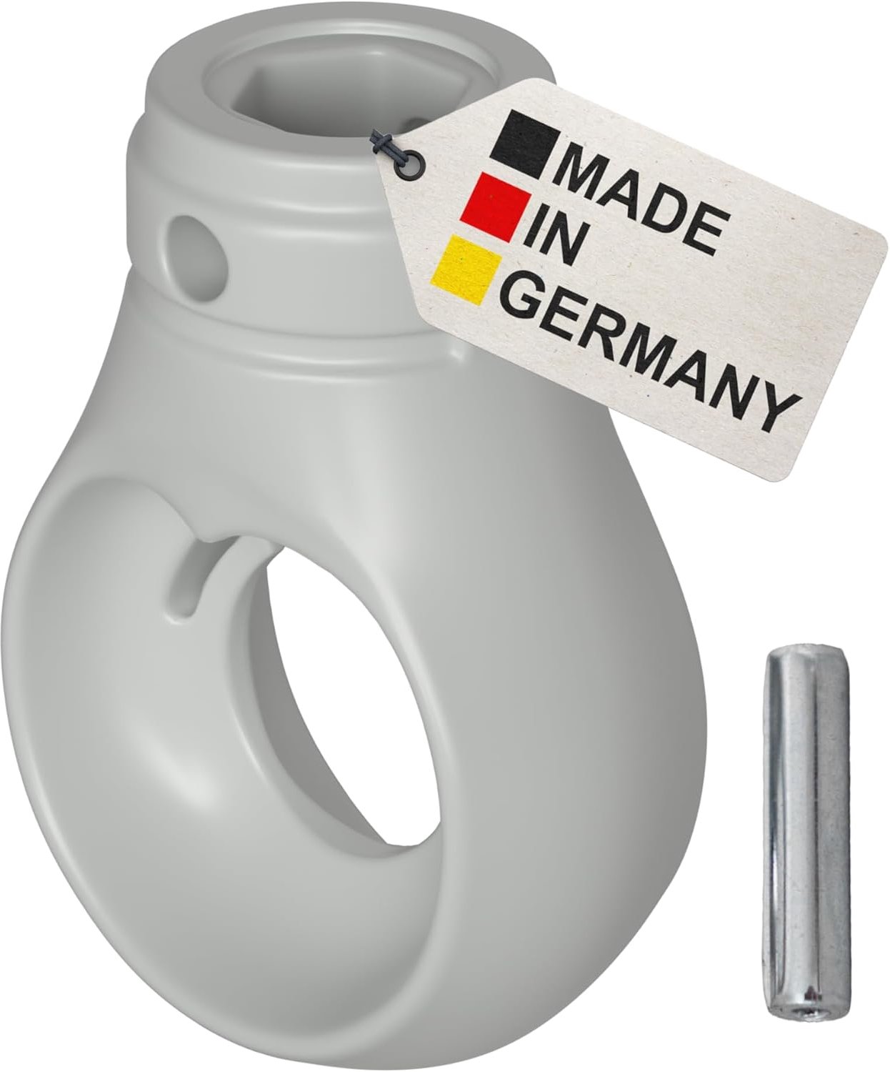 BAUHELD Awning eye 10 mm plastic [Made in Germany] - holder for awning crank with ball hook - ShopVlot