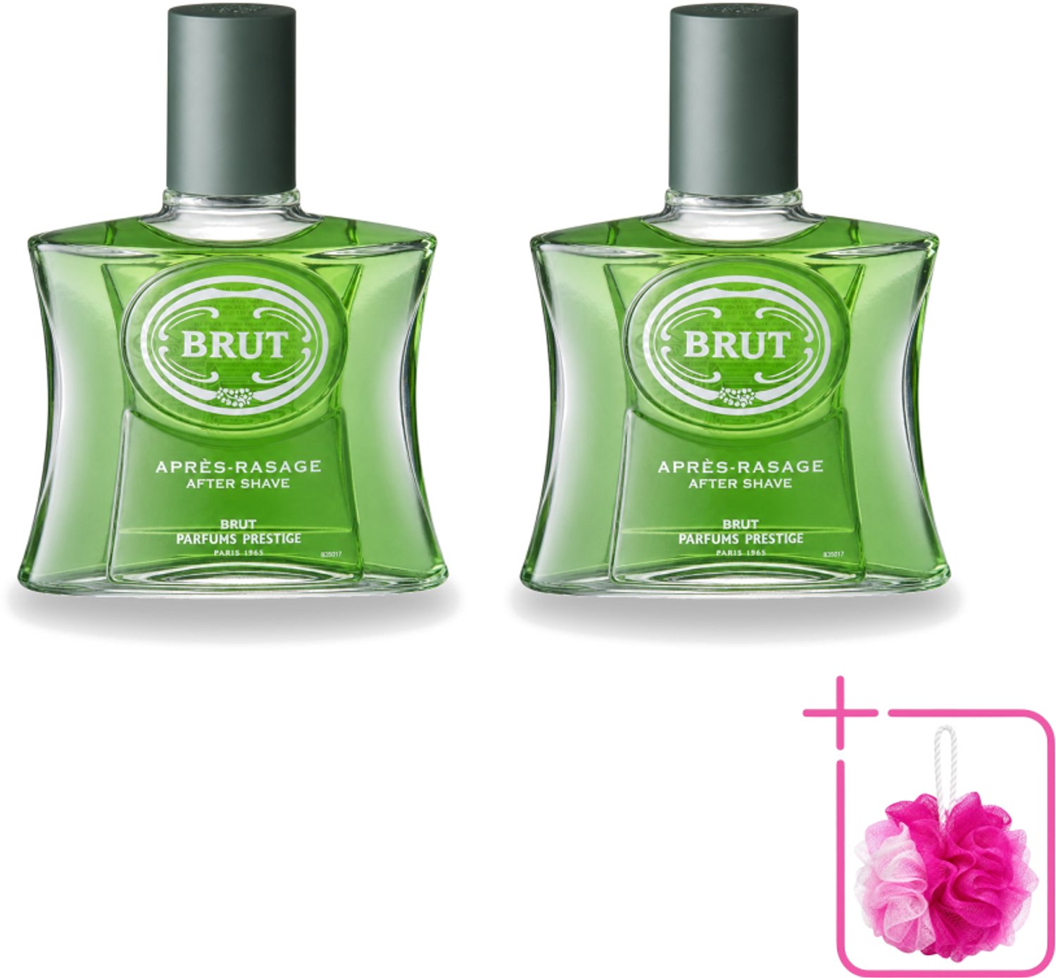 2 x Brut for Men – Aftershave Lotion – 100 ml - Bulkverpakking - Aftershave - Douchemop - Herenverzorging